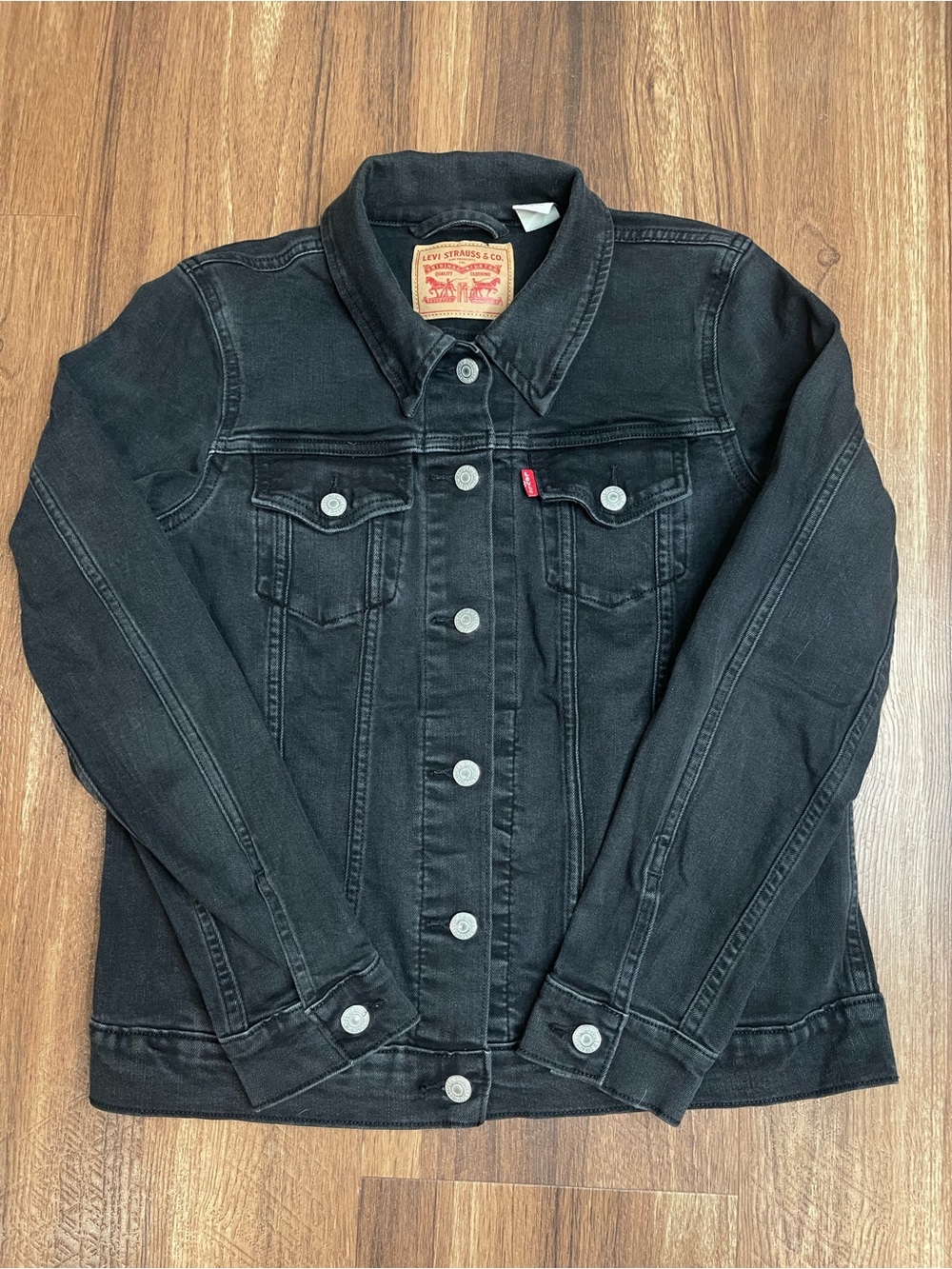 Levi's Black Denim Trucker Jacket
